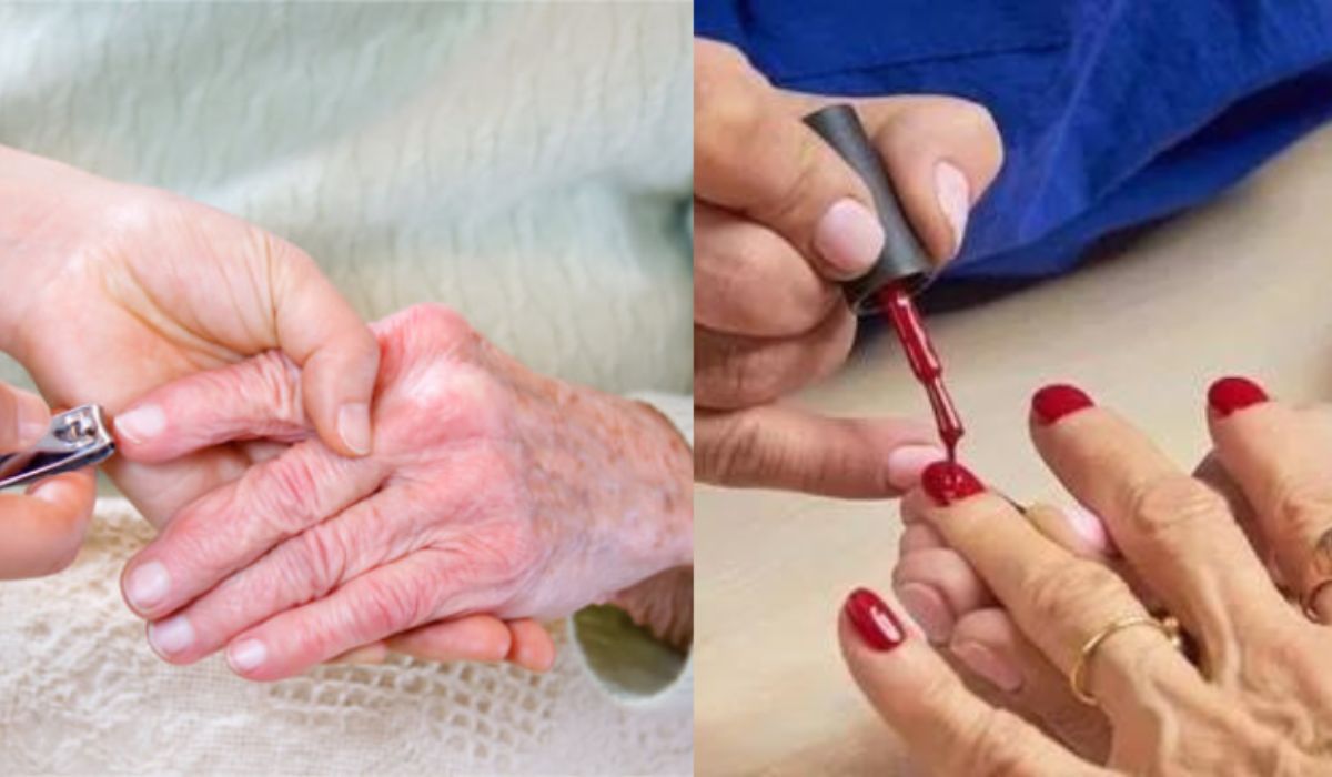 Mobile Manicure For Senior