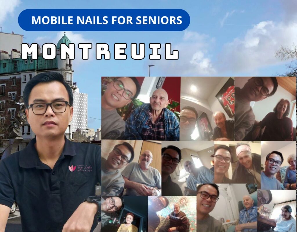 Mobile beauty care services for seniors in Montreuil